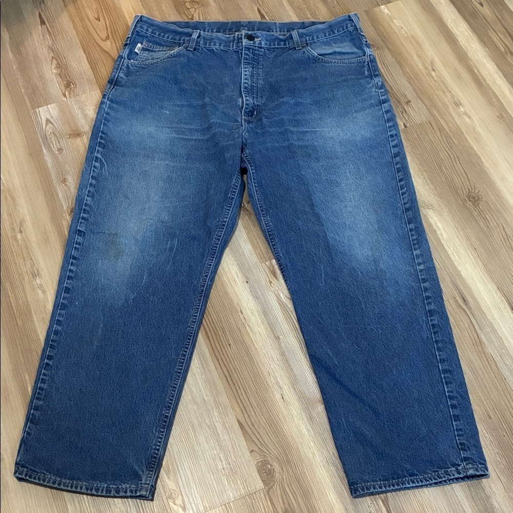 Carhartt Flame Resistant Jeans Relaxed fit NFPA 2112 Medium wash Men’s 42 X 30